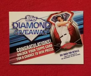 2011 Topps Diamond Giveaway Kevin Youkilis #TDG-20 Boston Red Sox FREE SHIPPING - Picture 1 of 6