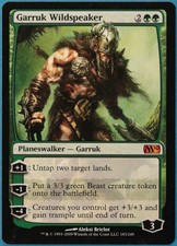 Garruk Wildspeaker Magic 2010 / M10 NM Green Mythic Rare CARD (249226) ABUGames