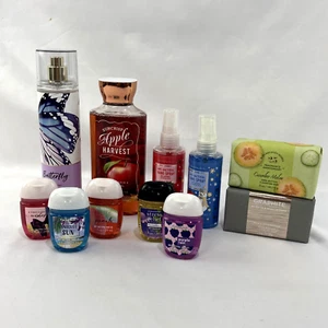 Bath & Body Works Mixed Lot Of Body Wash, Hand Sanitizer, & Fragrance-11 Items - Picture 1 of 12