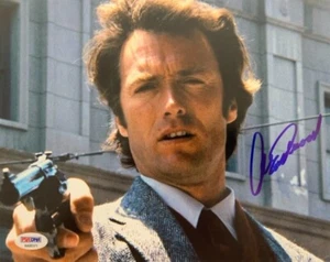 Foto firmada autografiada por Clint Eastwood "Harry el Sucio" 8x10 - Carta PSA AA00371 - Imagen 1 de 2