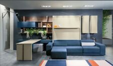Clei Furniture Set, Murphy bed/sofa, desk/shelves, dresser w/tv wall backboard