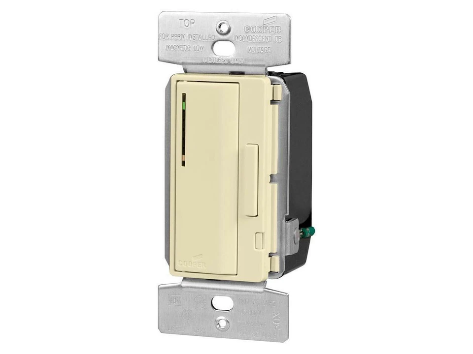 Cooper Accell Aim06-a-k Almond Master Smart Dimmer Light Switch 600w 120v