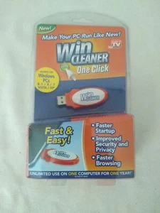 Win Cleaner One Click USB PC Computer Clean Repair Protect Windows As Seen On TV - Picture 1 of 3
