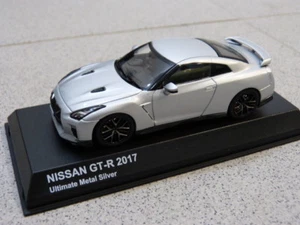 Nissan GT-R 2017 R35 Silber Metal Silver orginal Kyosho 1:43 Modellauto KS03893S - Bild 1 von 5