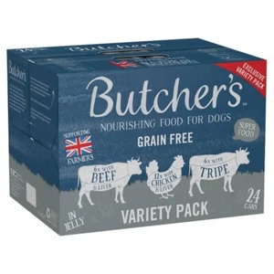 Butchers Recipe Chunks in Jelly 24 pack x 400g - Picture 1 of 6
