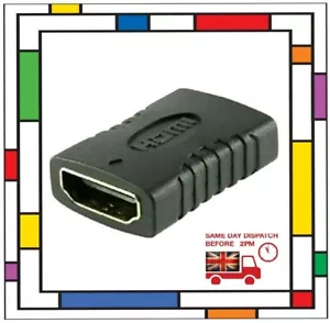 HDMI EXTENDER BUCHSE AUF BUCHSE ADAPTER VERLÄNGERUNG JOINER STECKER HD 1080 4K - Bild 1 von 1