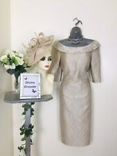 BNWT John Charles Small Size 14 Champagne Mother of Bride Groom Wedding Outfit