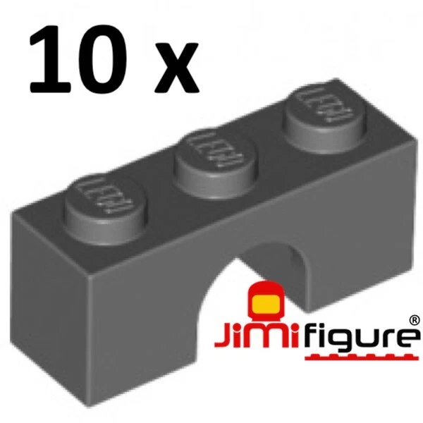 10 X LEGO Brick Arch 1x3 White With Bow 4490 Genuine