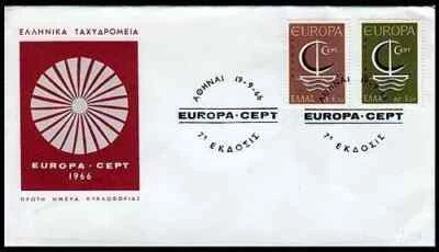 Greece . Europa Cept Year : 1966 , Ships - Greek FDC - Image 1 of 3