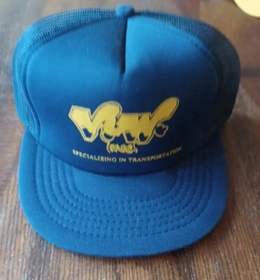 VW Inc. de colección Gorra Snapback de malla azul especializada en transporte Foto 1 de 4