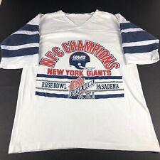 VTG 1986 New York Giants Super Bowl XXI Jersey Shirt Adult Medium White Stained