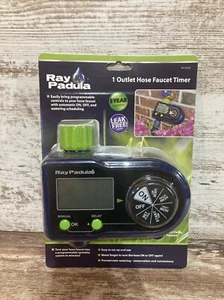 Ray Padula 1-Zone Programmable Electronic Sprinkler Timer for Yard Garden Hose - Picture 1 of 12