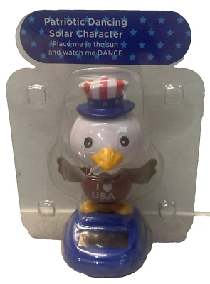 American Eagle Solar Sun Dancer Patriotic Dancing Character (I Love USA)