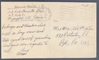 World War II - USO Free Frank Post Card - Posted Nov 28, 1943 at Memphis, TN
