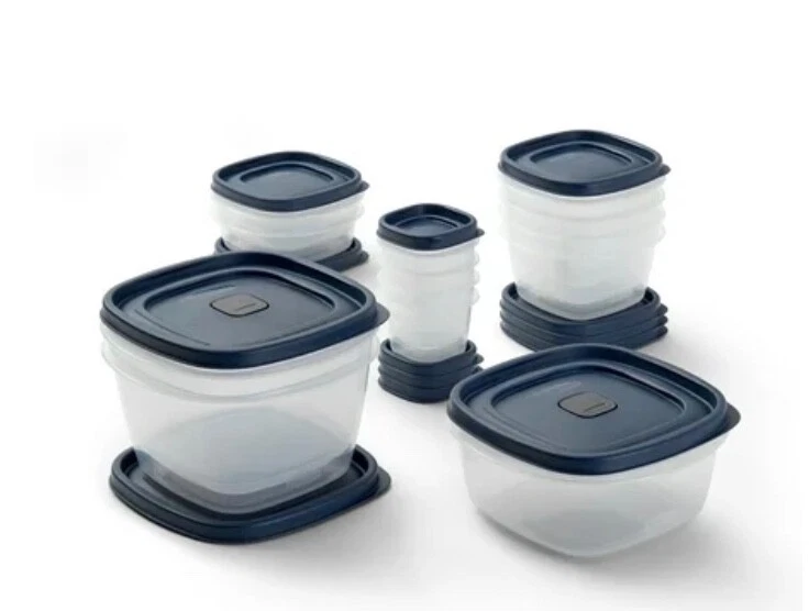 Rubbermaid Food Storage Container Set W/Easy Find Lids, 26 Piece, Blue, Vented - Image 1 of 1