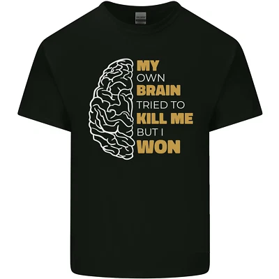 Brain Cancer Aneurysma Awareness Herren T-Shirt leicht Baumwolle - Bild 1 von 4