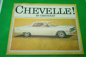 1963 Chevrolet Chevelle 300 Station Wagon Car Auto Brochure Catalog Fc3 - Picture 1 of 7