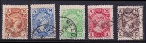 Greece 1902 Metal Value issue complete set used - Bild 1 von 1