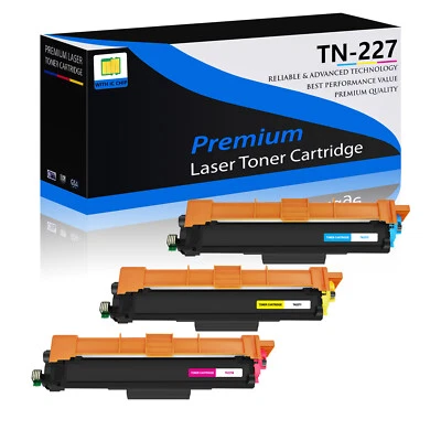 3PK TN227 C/M/Y Color Toner Cartridge Fitfor Brother TN-227 DCP-L3510CDW 3550CDW - Image 1 of 4