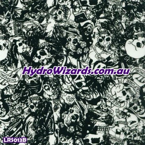 1m² Hydrographic, Hydro Dip Water Transfer Print Graphic, SKULLS FILM LRS013B - Picture 1 of 1
