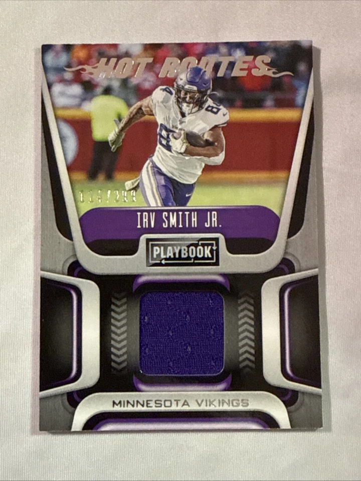 2020 PANINI PLAYBOOK IRV SMITH JR HOT ROUTES /299 VIKINGS - Image 1 of 4