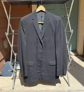 Vtg 50s 60s 38L 3/2 Black Summer-weight Sport Coat by ‘Don Richards’ - Picture 1 of 6
