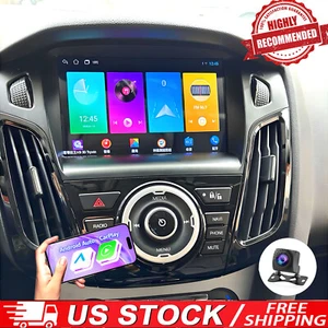 For Ford Focus 2012-2018 Android 15 CarPlay 9" Car Stereo Radio GPS Navi WiFi - Picture 1 of 20
