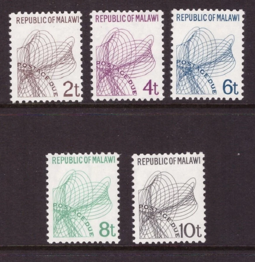 Juego de cuotas postales de Malawi 1971 MNH sellos como nuevos Foto 1 de 1