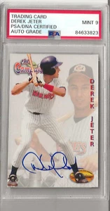 DEREK JETER PSA DNA SIGNED 1994 TED WILLIAMS ROOKIE CARD #124 AUTO MINT 9 - Picture 1 of 2