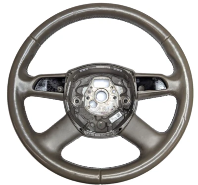 AUDI A6 C6 Q7 2007-2011 4 RADIOS CUERO VOLANTE BEIGE Foto 1 de 4