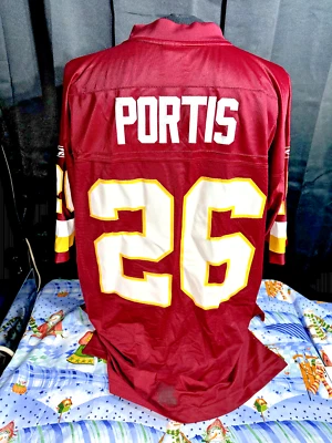 Camiseta cosida Reebok NFL Washington Redskins #26 Clinton Portis - Talla 2XL Foto 1 de 4