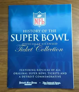 The Detroit News And Detroit Free Press History Of The Super Bowl NFL Book - Picture 1 of 4