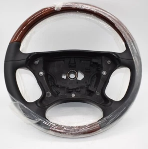 Volante de madera original Mercedes CLK w209 SL w230 r230 CLS w219 SL500 - Imagen 1 de 4