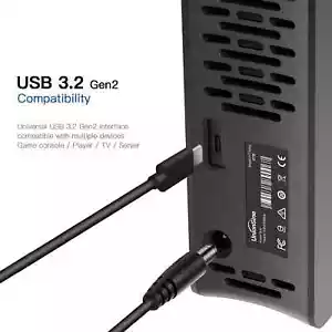 Unionsine 4TB /10TB USB C 3.2 External Hard Disk PC/Mac/Xbox/Xbox One/Ps4/5/Tv - Picture 1 of 9