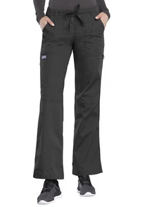 Pewter Cherokee Scrubs Workwear Low Rise Drawstring Cargo Pant 4020 PWTW - Picture 1 of 6