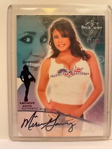 2007 Benchwarmer Miriam Gonzalez Archive Auto #41/50 - Picture 1 of 1