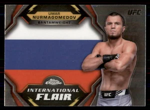 Umar Nurmagomedov 2024 Topps Chrome UFC #IFL-2 International Flair - Foto 1 di 2