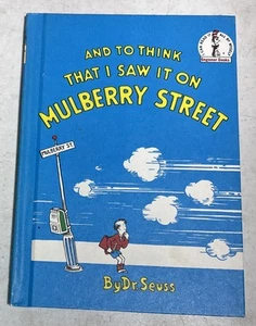 And to Think That I Saw It on Mulberry Street Dr Seuss BCE 1964 VTG BANNED OOP - Picture 1 of 6