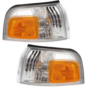 Parking Turn Signal Corner Light Set For 1990-1991 Honda Accord Left and Right - Picture 1 of 11