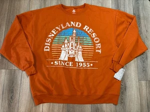 Disneyland Sudadera Adulto Grande Naranja Manga Larga Pullover Gráfico Vacaciones - Imagen 1 de 8