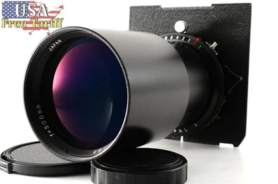 【N MINT+】 Yamazaki Yamasaki Tele Congo 500mm f/9.5 4x5 Telephoto Lens From JAPAN - Image 1 of 4