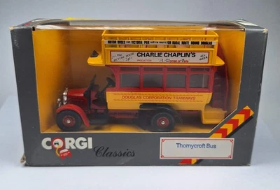 CORGI CLASSICS C858/2 - BUS A DUE PIANI THORNYCROFT "Charlie Chaplin" 1:43 - Immagine 1 di 3