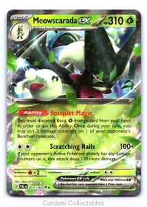 Meowscarada EX 015/193 - Paldea Evolved - Pokemon Card - Near Mint - Foto 1 di 2