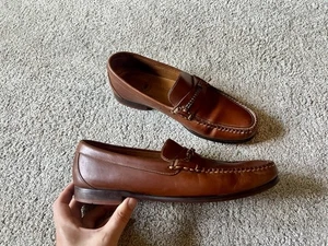 Martin Dingman Montgomery Knot Herren Größe 10 Halbschuh In Kastanienbraun Leder - Bild 1 von 6