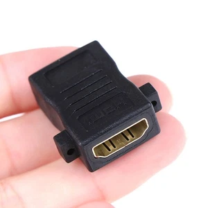 HDMI Female to Female Panel Mount Extension Coupler Adapter Connector T f&NA - Imagen 1 de 9