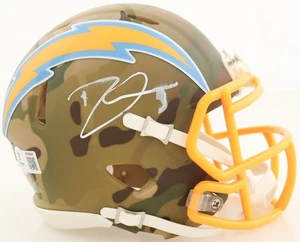 Von Derwin James Jr. signierter Los Angeles Chargers Minihelm - BAS - Bild 1 von 1