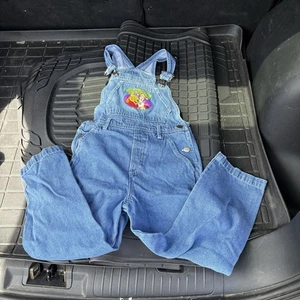 Vintage Winnie Puuh Denim Overall Kinder Größe 8 bestickt - Bild 1 von 5