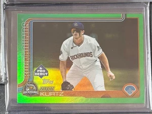 Nick Kurtz 2019 Topps Pro Debut Green Parallel Athletics /99 - Picture 1 of 1