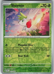 PO-01 Reverse Holo Shaymin 013/162 Uncommon SV05: Temporal Forces - Picture 1 of 1