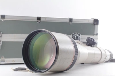 [Exc+5] Canon New FD NFD 800mm f/5.6 L MF Telephoto Lens w/ Trunk From JAPAN - Image 1 of 4